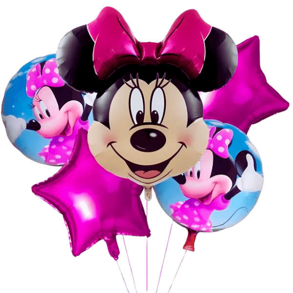 Minnie Mouse helium balloon bouquet for kids birthday – same day delivery UAE